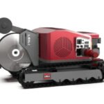 Crawler Type Rope Saw Machine